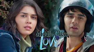 लड़की को इम्प्रेस करने के चक्कर में मारा गाड़ी को धक्का -Middle Class Love Full Movie Scene