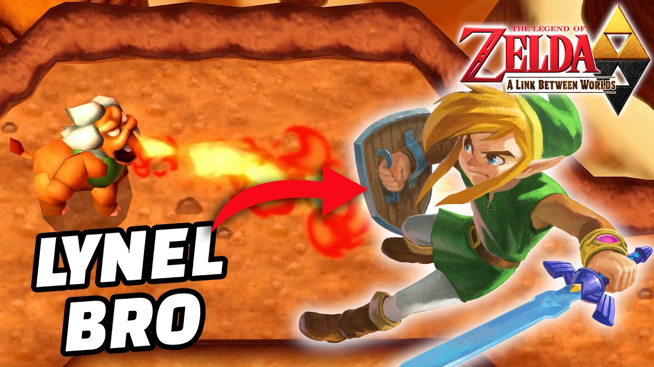 BRO SLAYS LYNELS in A Link Between Worlds