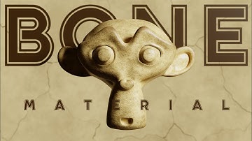 Blender Bone Material | Procedural Bone Material in blender