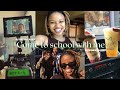 Spend a school day with me: in person classing, seeing my friends, watching films, etc *mini vlog*