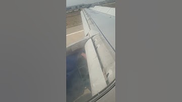 A320 - Engine Reverse Thrust & Air Breaking.