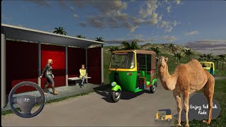 Tuk Tuk Off Road Auto Rickshaw Simulator Game | Mobile Gameplay | 3D Android Gaming screenshot 5