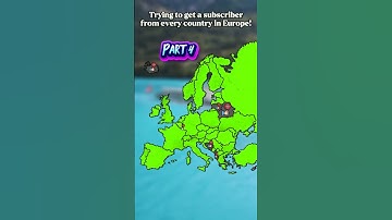 Trying to get a subscriber from every country in Europe (Part 4)!🇪🇺🔥#fyp #viral #map #europe #fypage