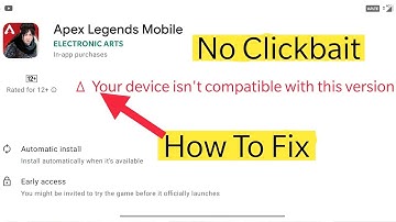 HOW TO FIX APEX LEGENDS MOBILE PRE-REGISTER | DEVICE NOT SUPPORTED | DEVICE ISN