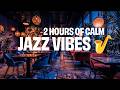 Cozy Winter Jazz ❄️☕ 2 Hours of Relaxing Smooth Jazz for Study, Work & Sleep