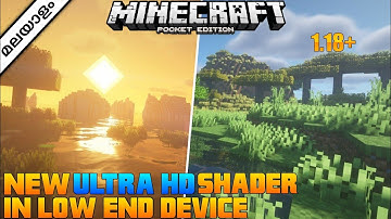MINECRAFT PE || NEW ULTRA HD SHADER IN LOW END DEVICE FREE DOWNLOAD 1.18+[ NO LAG ] [ MALAYALAM ]