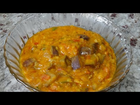 Nutritious Tasty Brinjal/Eggplant Dal Curry | Simple Warming Brinjal/Eggplant Dal Curry