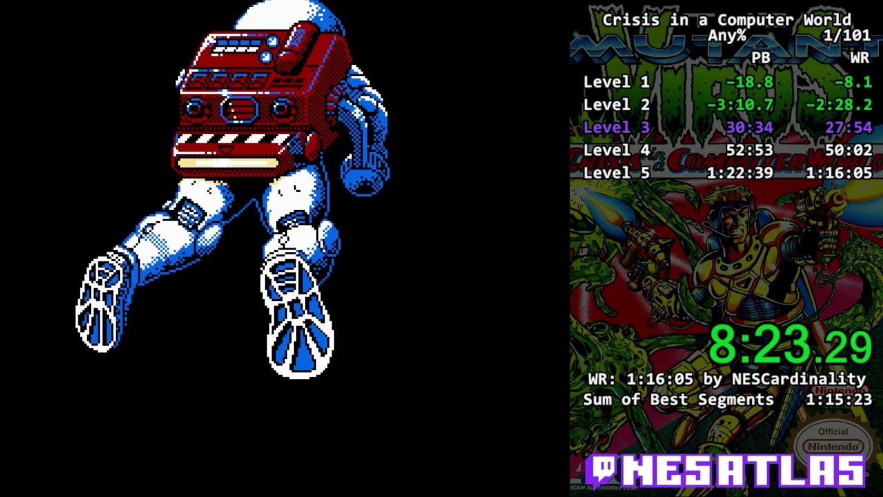 🦠 The Mutant Virus (NES) ⏰ Any% in 