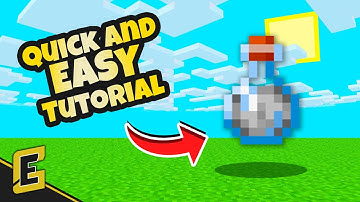 How to make Potion of Invisibility (SUPER QUICK MINECRAFT TUTORIAL)