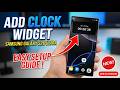Add Clock Widget on Samsung Galaxy S26 Ultra Home Screen – Easy Setup Guide