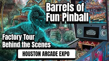 Barrels of Fun Pinball Factory Tour 