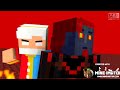 Neffex tell me that l cant  herobrine fire water vs admin boss  minecraft animation