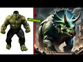 AVENGERS But SUPER Triceratops 🦖 Vengers 🔥 All character's ( Marvel &amp; DC ) 2025 🔥