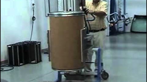 Lift-O-Flex: Fiber Squeeze-O-Turn Drum Handling Demonstration