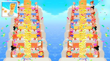 Pancake Run 🥞❤️🎂 Level 1-4 | Gameplay Walkthrough Part 1 [Android & iOS]