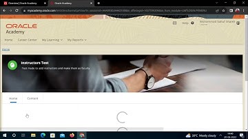 Oracle Academy Student Login Tutorial