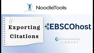 Export Citations from EBSCOhost to NoodleTools