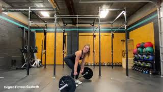 Barbell Power Clean + Push Press