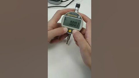 How to Hard Reset Sylvac DTI