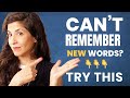 Why you can’t remember new vocabulary...