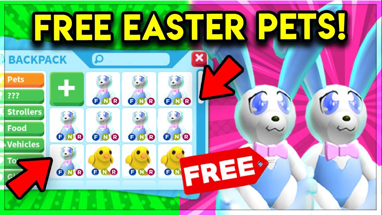 How To Get A Free Chocolate Neon Easter Pet In Adopt Me Adopt Me