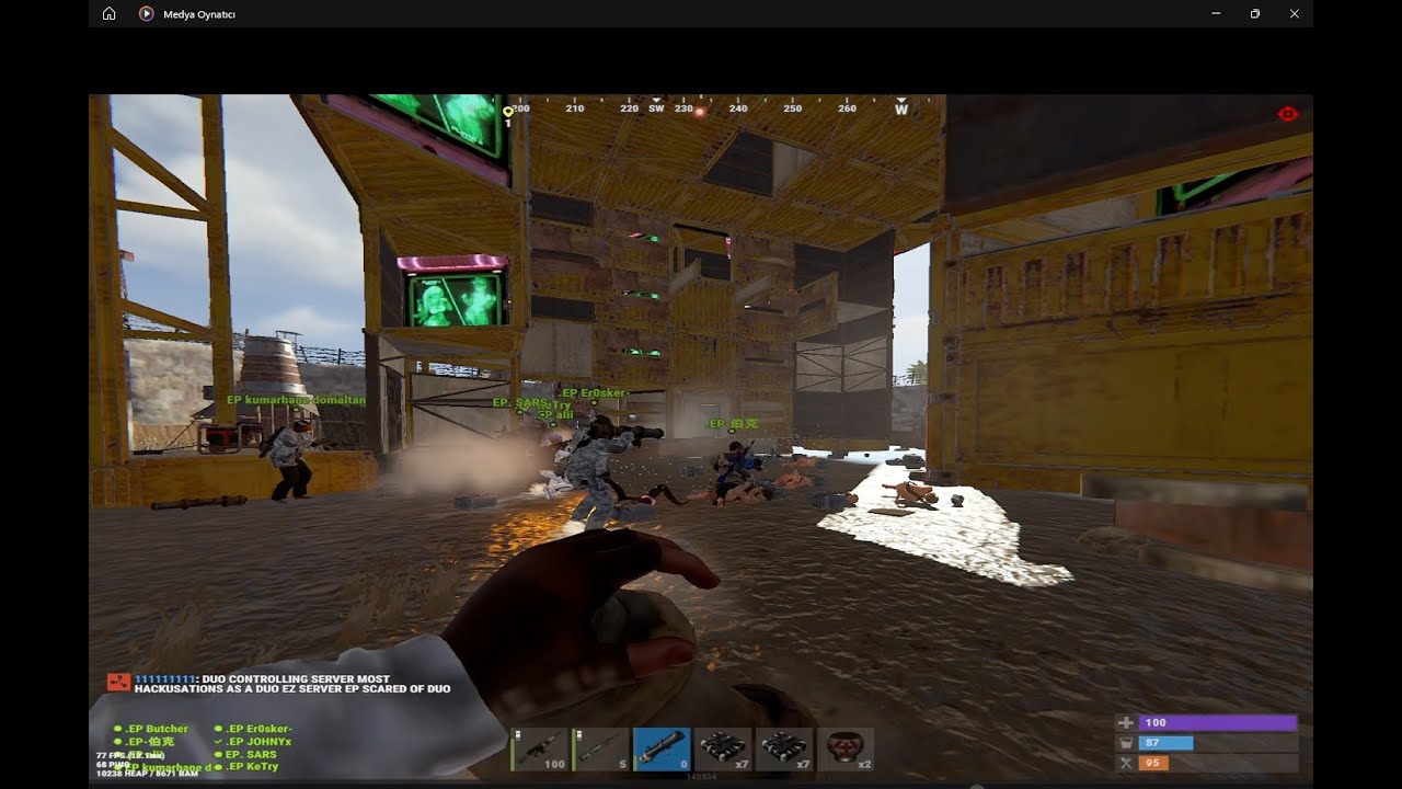 [EU] Facepunch 6 CLAN .EP CONTROLLING  Mini wipe +2k Rocket in 4 day