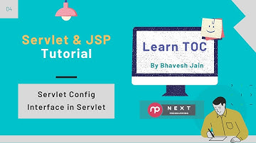 ServletConfig Interface in Servlet