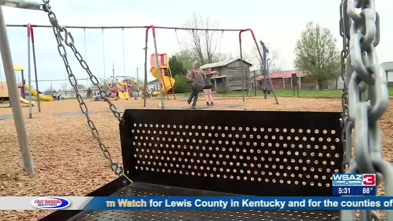 Flatwoods City Park installs handicap accessible swings