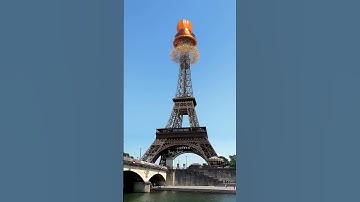 CGI video with Eiffel tower🗼 #cgi #eiffeltower #cgivideos #videoediting #shorts #viralshort #youtube