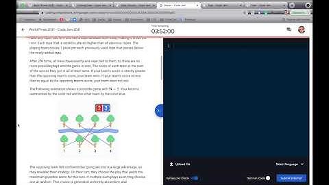 Code Jam 2021 World Finals Screencast - Umnik