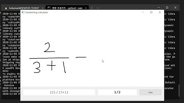 Handwriting Calculator - testing some math expressions
