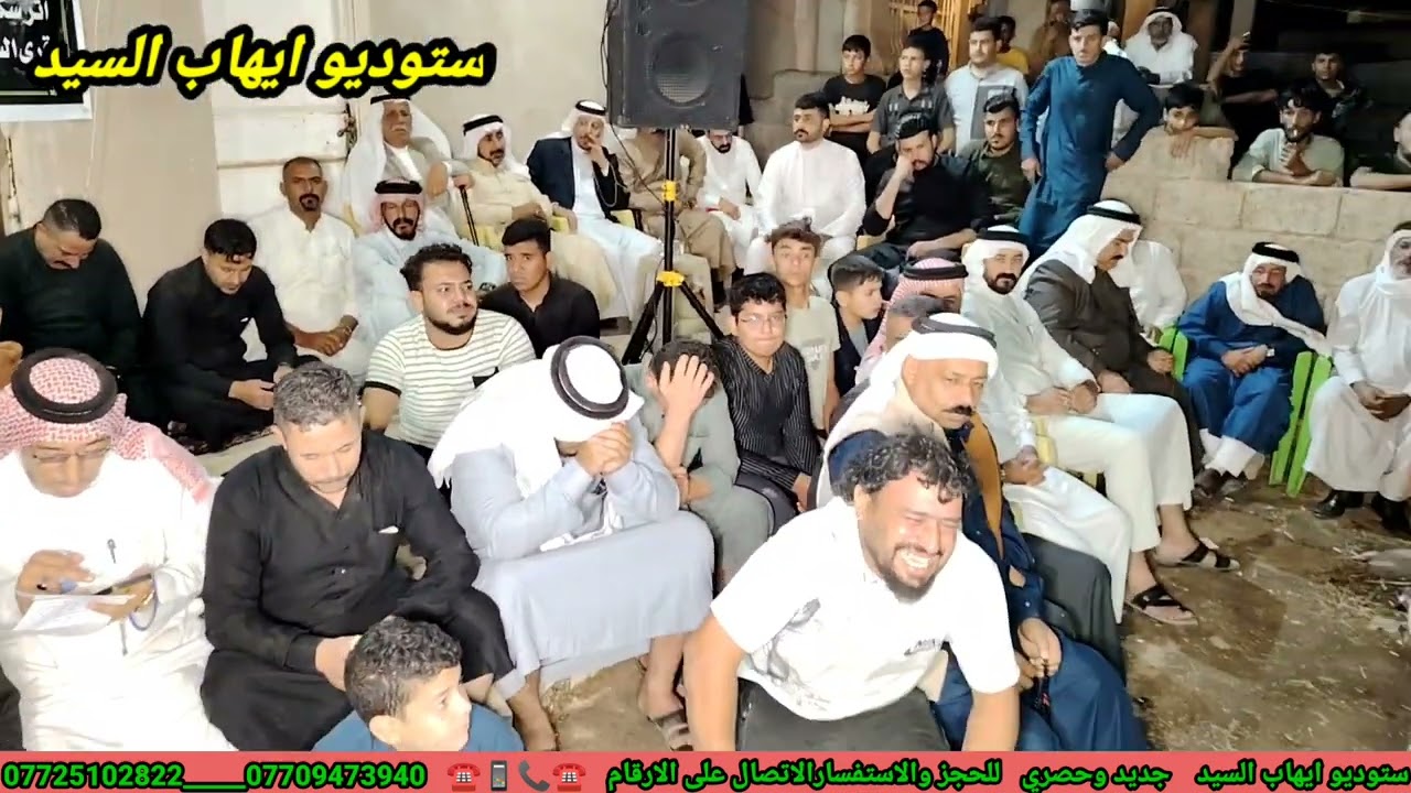 المداح صدام العبيدي ف1 المنقبه النبويه عل روح المرحوم العقيد طالب سالم عبد الهادي في قرية الجرن