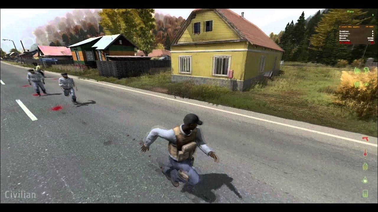 New DayZ Bleeding makes you leave a trail of blood! (DayZ Civilian