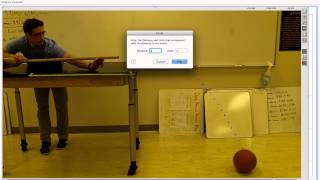 Projectile Motion Video Lab Demo