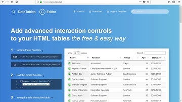 93 ASP .NET MVC - Implement DataTables in Menu Location List of Tutorial Projects