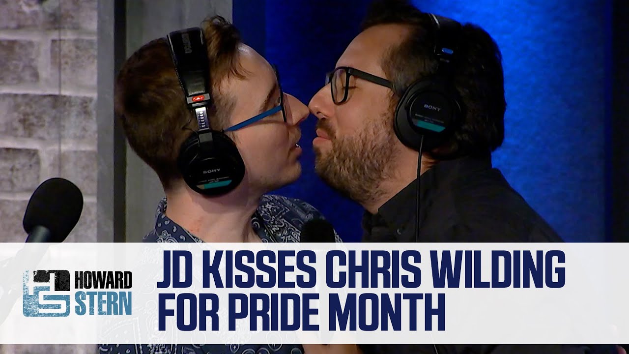 JD Kisses Chris for Pride Month
