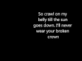 Broken crown by mumford and sons lyrics