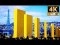 Domino simulation A giant domino destroys the Eiffel Tower!? V3