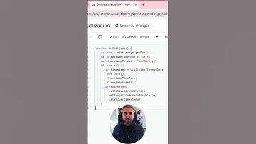 Actualiza automáticamente la fecha de edición de una fila en Google Spreadsheet usando App Script