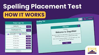 How the Spelling Placement Test Works