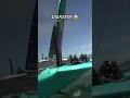 Wing failure onboard @BondsFlyingRoos 🤯 Happy to account for no injuries onboard #SailGP