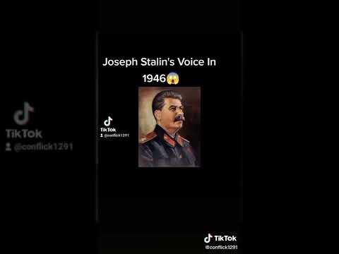 Joseph Stalin Voice In 1946