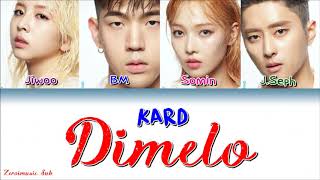 KARD (카드) - Dímelo - 가사 (Sub español   Roma   Han   Lyrics   Colorcodedlyrics)