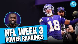 2026 NFL Week 3 Power Rankings | Lineups x Mark Gunnels