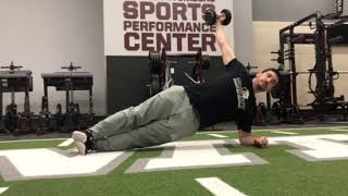 Side Plank Dumbbell Fly