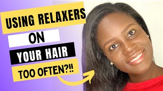 How often should you do a relaxer retouch EACH YEAR | Relaxed hair beginners