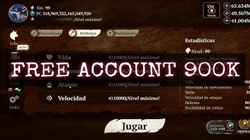 The Wolf ~FREE ACCOUNT #2  |900k SB  (Lvl99) By JAZE 🤝
