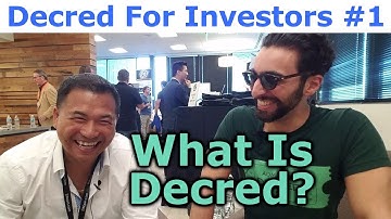 Decred For Investors #1 - What Is Decred? - By Tai Zen & Decred Jesus