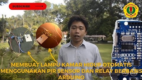 MEMBUAT LAMPU KAMAR HIDUP OTOMATIS MENGGUNAKAN PIR SENSOR DAN RELAY BERBASIS ARDUINO #FATEPAUNRAM