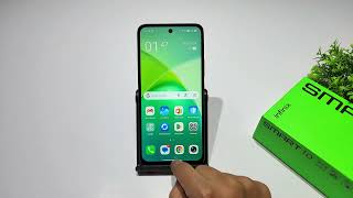 How to show notification on status bar infinix smart 10 plus | infinix smart 10 status bar setting